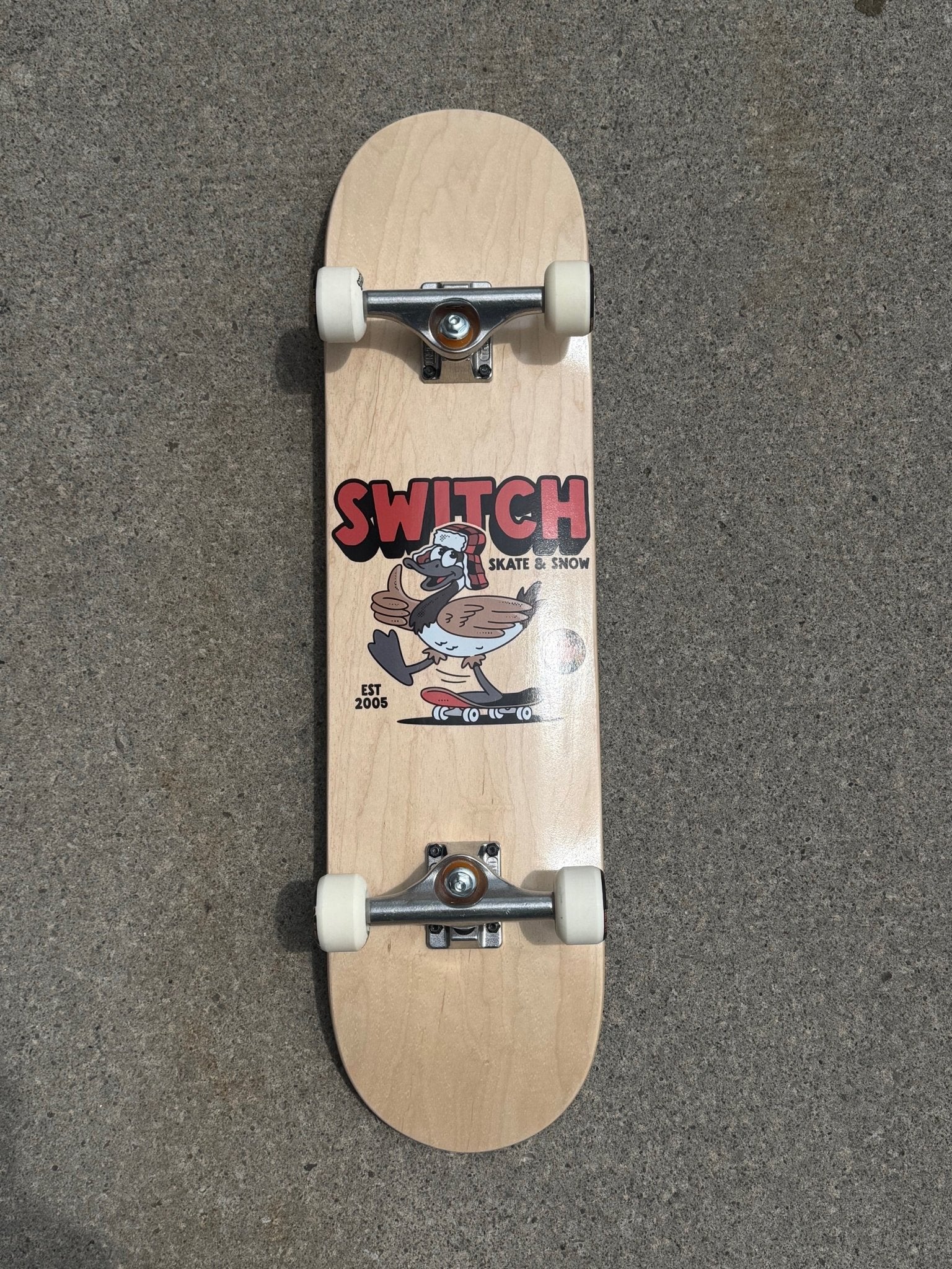 Switch Goose Complete Deck - 8.5 - *Assorted Stains* - Switch Skate & Snow