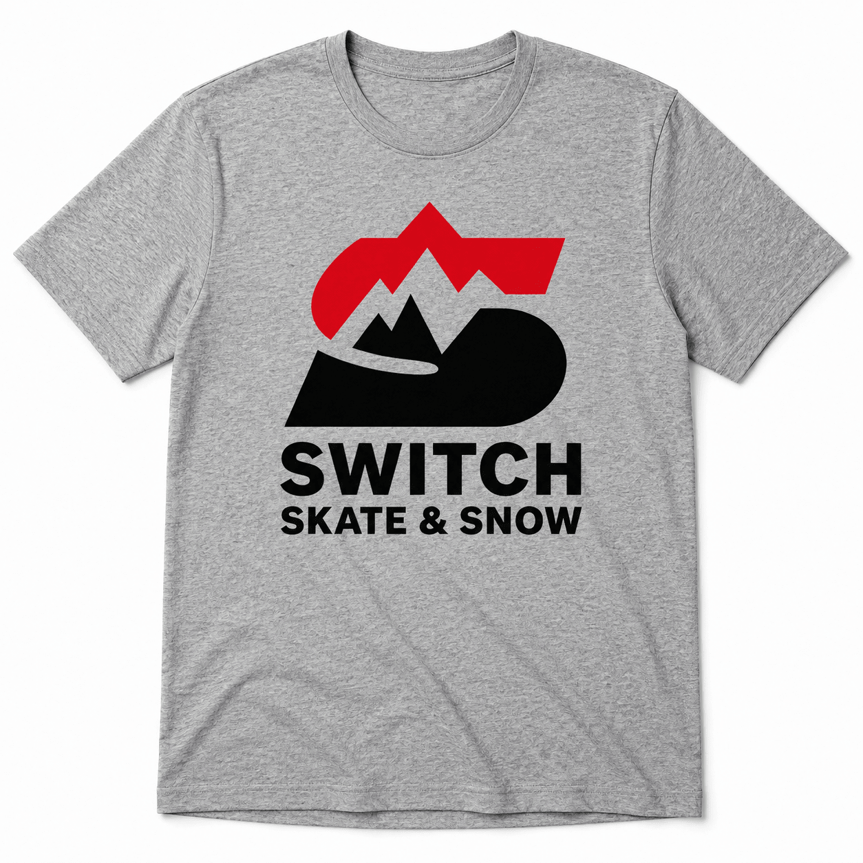 Switch Mountain S Heavyweight T-Shirt - Heather Grey - Switch Skate & Snow