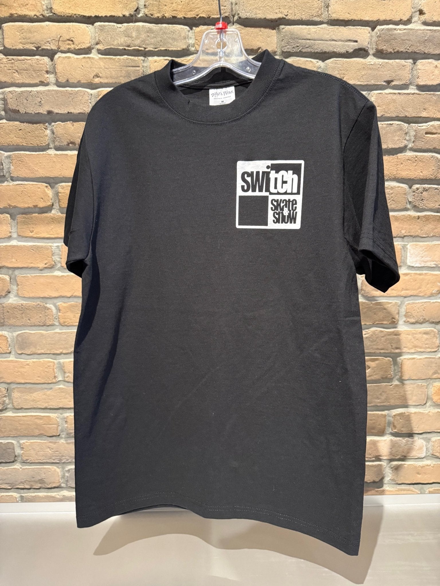 Switch OG Box Logo Heavyweight T-Shirt - Black - Switch Skate & Snow