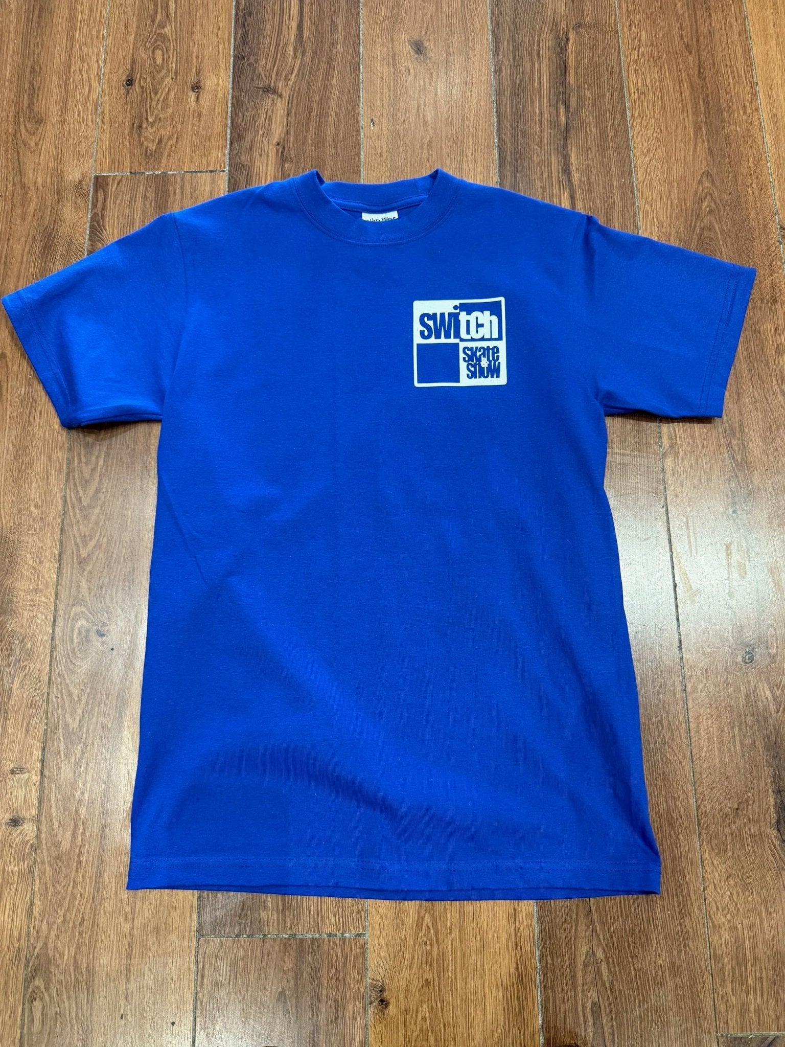 Switch OG Box Logo Heavyweight T-Shirt - Blue - Switch Skate & Snow