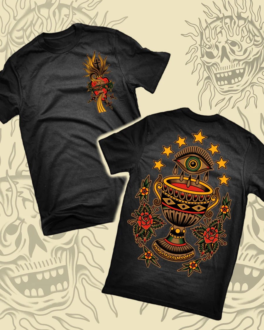 Take To The Grave - Holy Grail Coffee Wash T-Shirt - Switch Skate & Snow