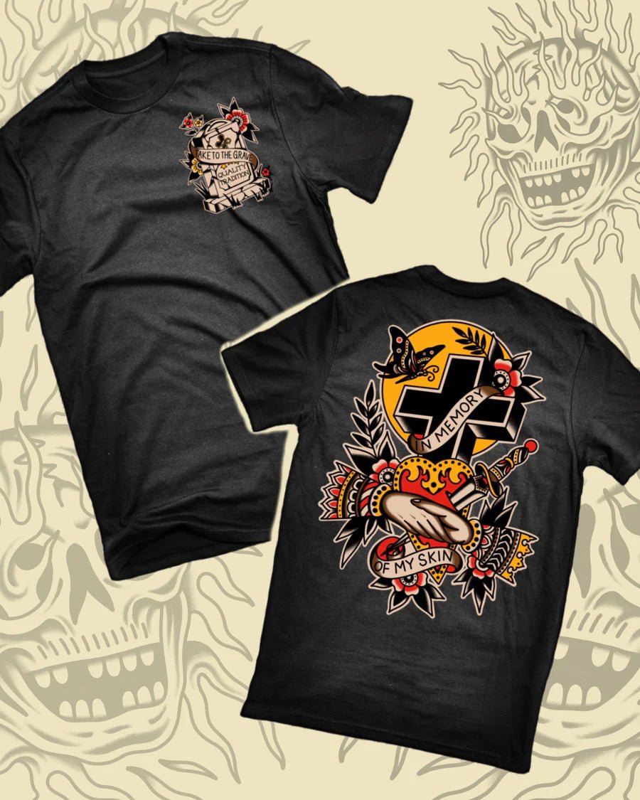 Take To The Grave - In Memory T-Shirt - Black - Switch Skate & Snow