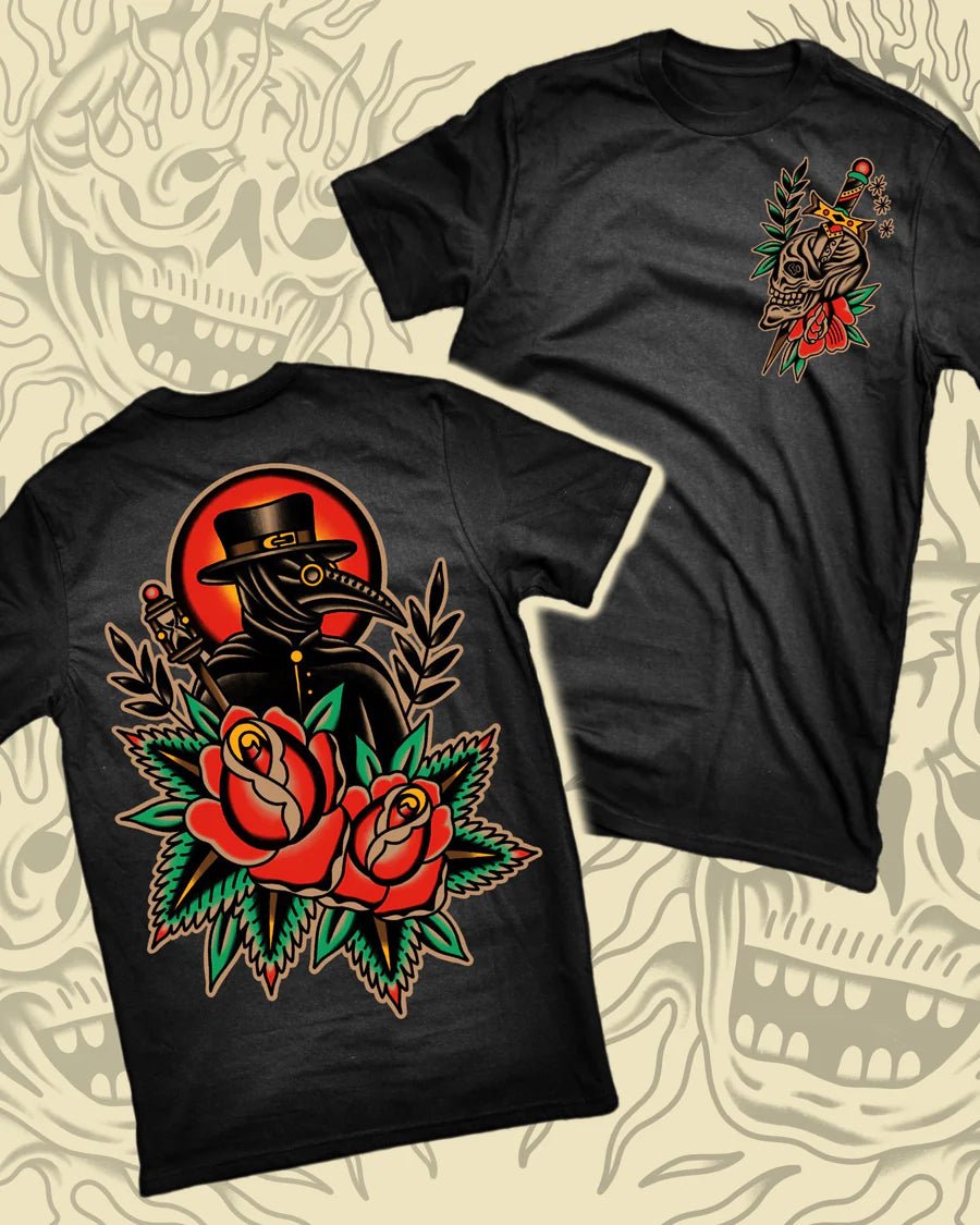 Take To The Grave - Plague Doctor T-Shirt - Black - Switch Skate & Snow
