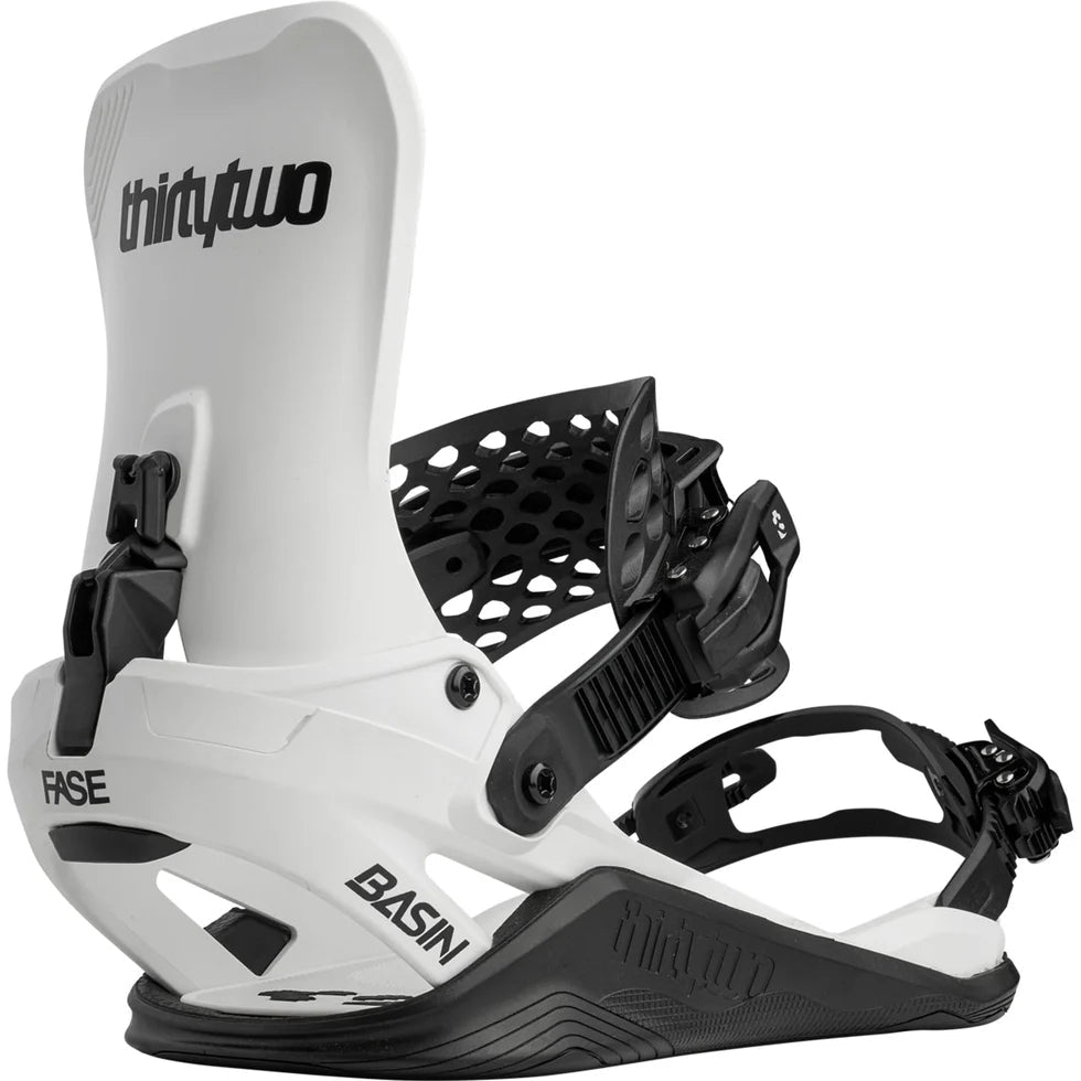 ThirtyTwo Basin FASE Binding 2027 - White - Switch Skate & Snow