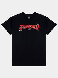 Thrasher Chains By Daniel Shepard T-Shirt - Black - Switch Skate & Snow