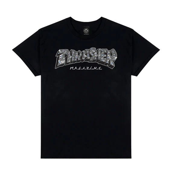 Thrasher Disco By Spanky T-Shirt - Black - Switch Skate & Snow