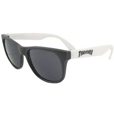 Thrasher Logo Sunglasses - White - Switch Skate & Snow