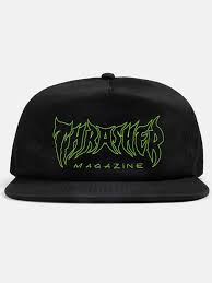 Thrasher Metal Snapback Hat - Black - Switch Skate & Snow