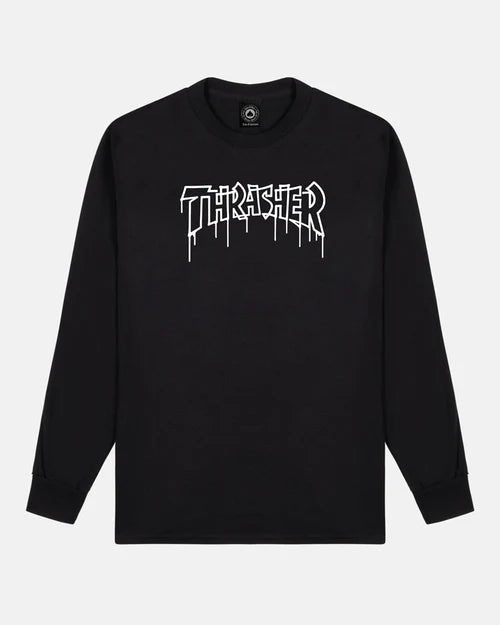 Thrasher One - Liner Longsleeve T-Shirt - Black - Switch Skate & Snow