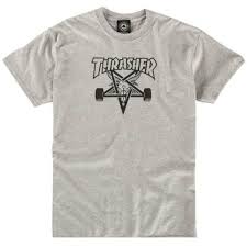 Thrasher Skate Goat T-Shirt - Grey - Switch Skate & Snow