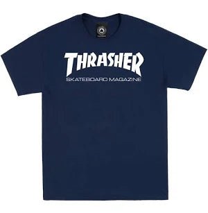 Thrasher Skate Mag T-Shirt - Navy - Switch Skate & Snow