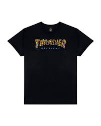 Thrasher Smile By Spanky T-Shirt - Black - Switch Skate & Snow