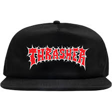 Thrasher Spikey Snapback Hat - Black - Switch Skate & Snow