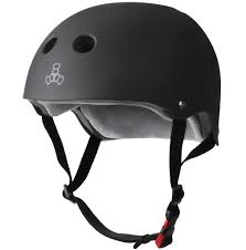 Triple 8 Sweatsaver Certified Helmet - Matte Black - Switch Skate & Snow