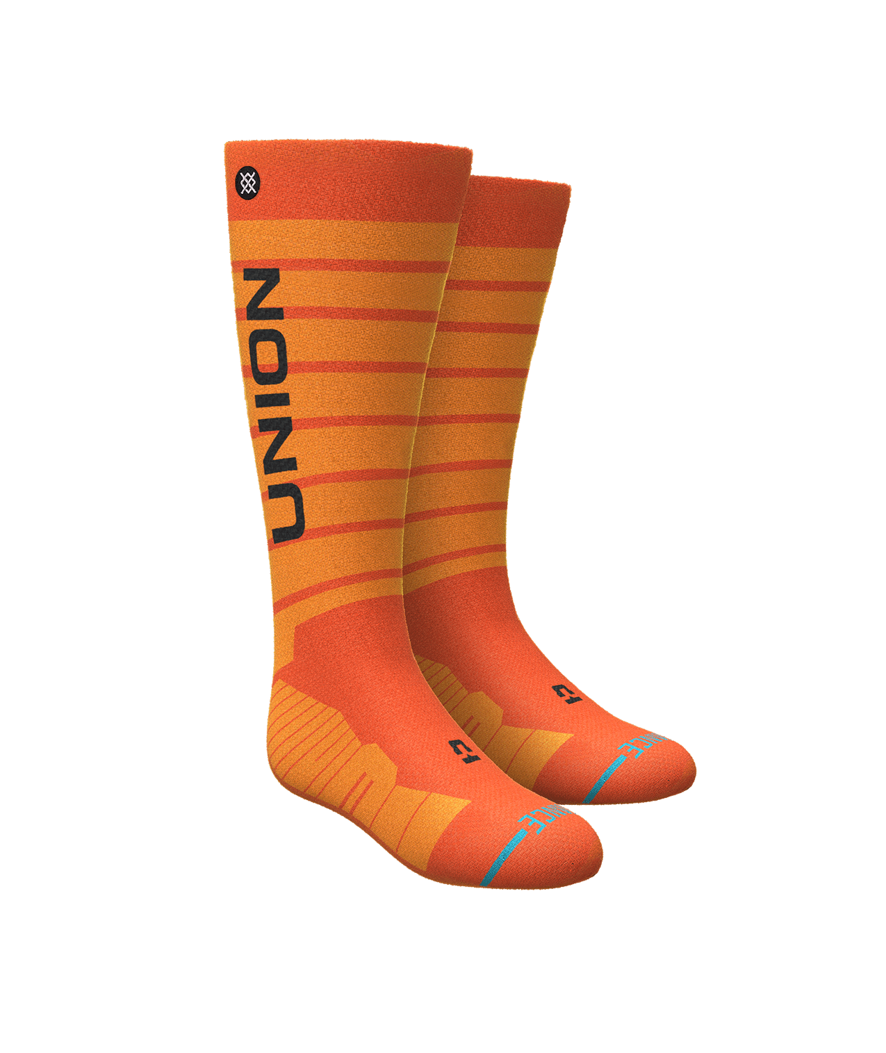 Union Snowboard Socks 2027 - Orange - Switch Skate & Snow