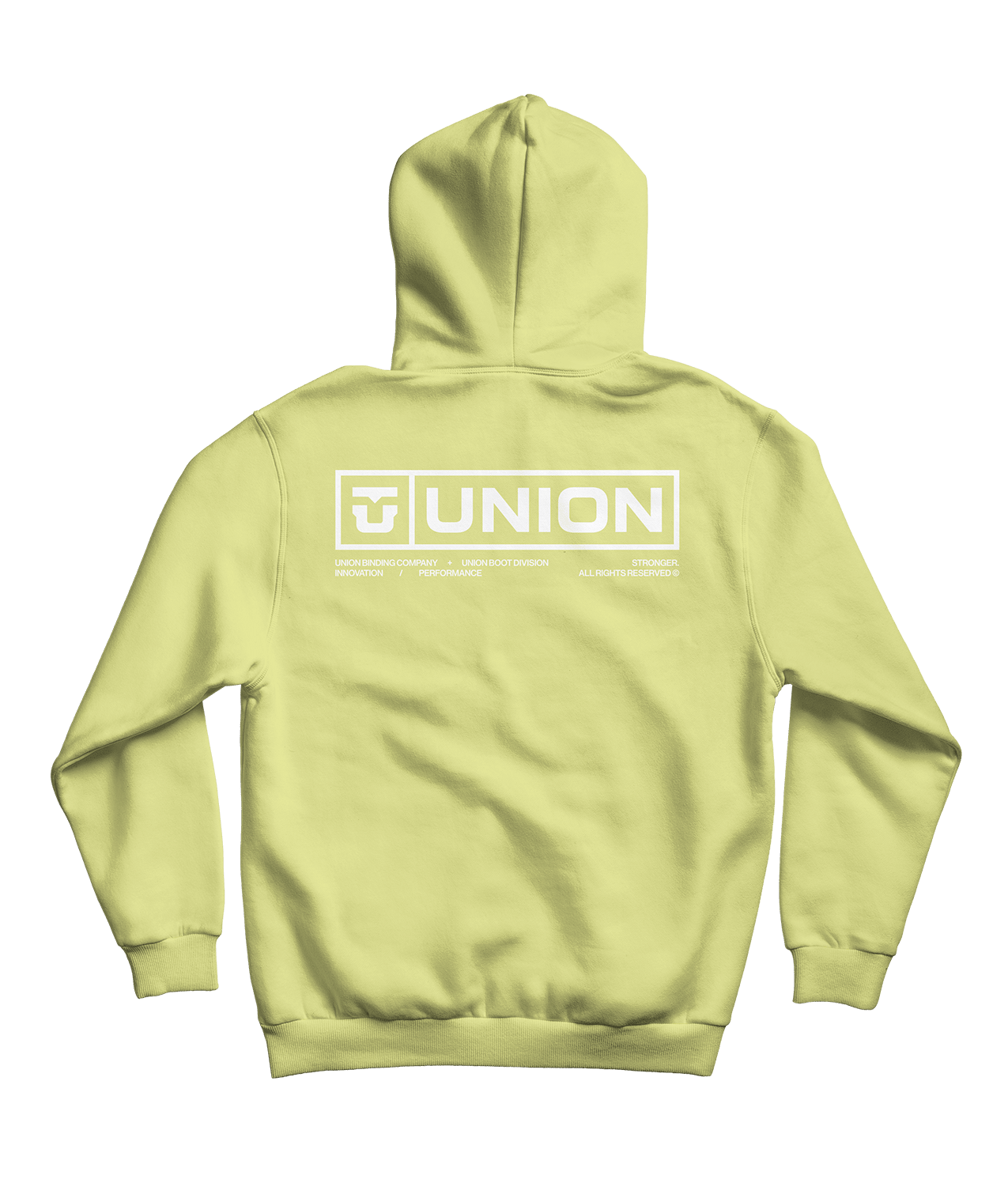 Union Team Pullover Hoodie 2027 - Yellow - Switch Skate & Snow