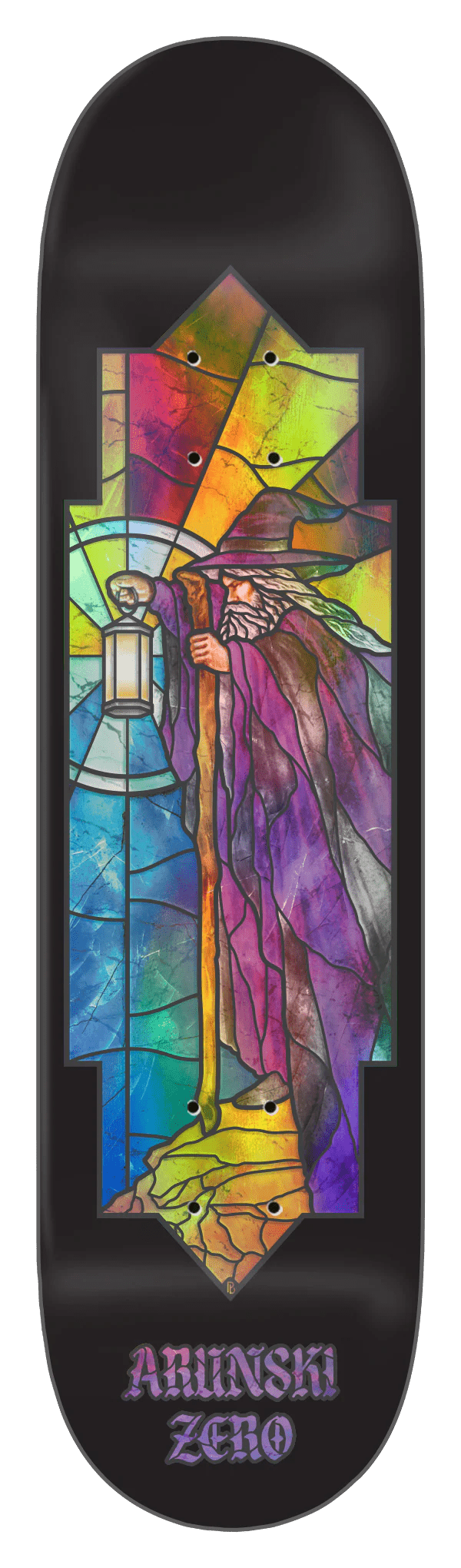 Zero Arunski Stained Glass Deck - 8.5 - Switch Skate & Snow