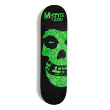 Zero Misfits Fiend Skull Collage Deck - 8.375 - Switch Skate & Snow