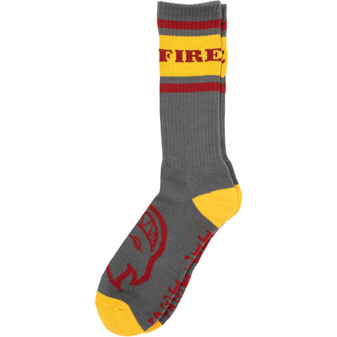 Spitfire Classic 87 Bighead Socks - Charcoal/Gold/Dark Red