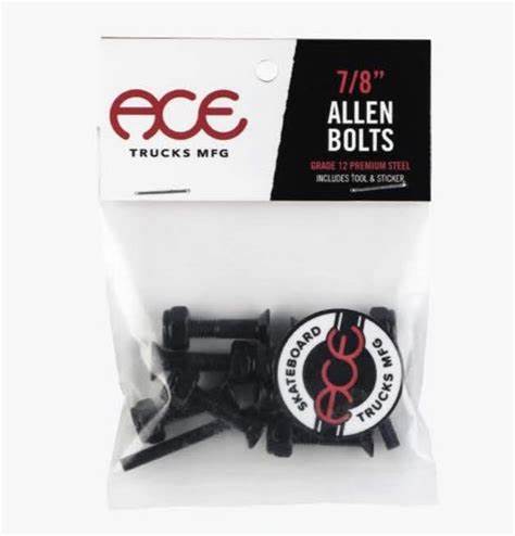 Ace Allen Hardware 7/8" - Black - Switch Skate & Snow