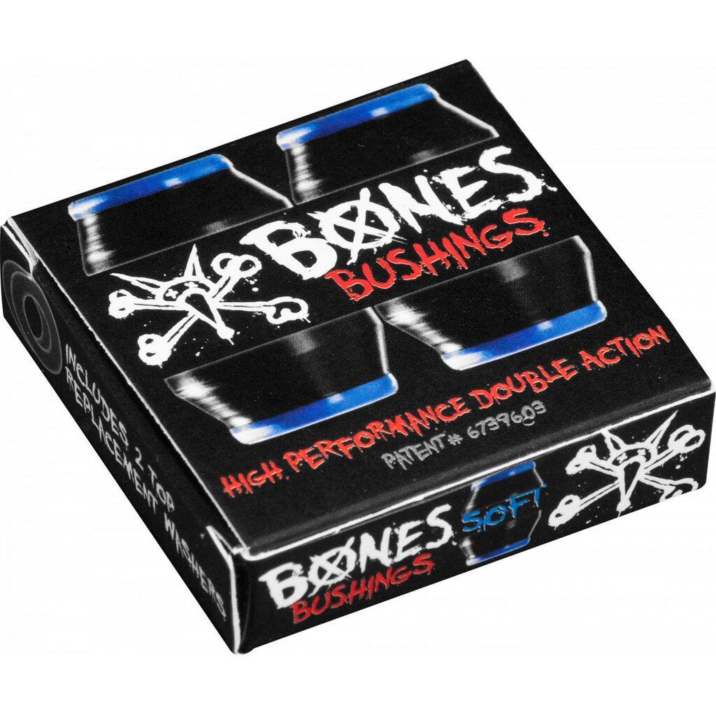 Bones Hardcore Bushings - Soft Black 81A - Switch Skate & Snow