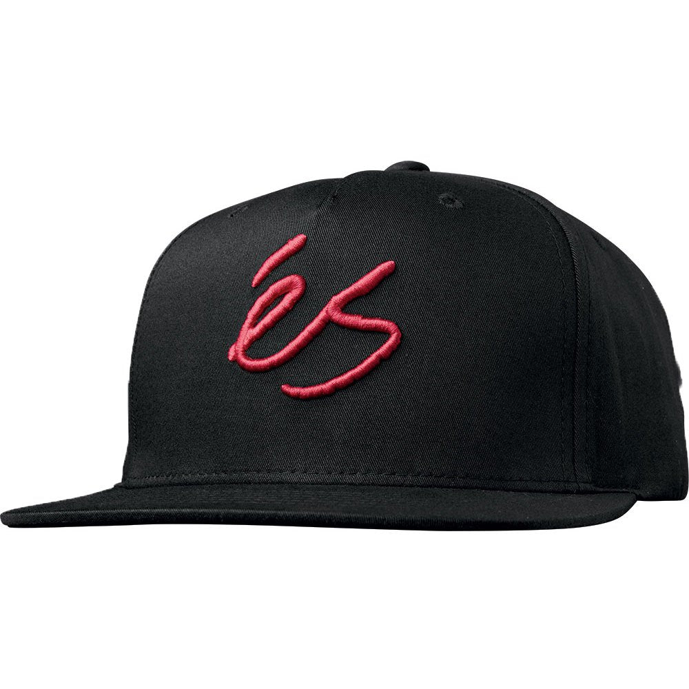 Es Script Snapback - Black/Red - Switch Skate & Snow