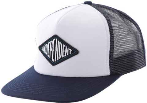 Independent Turn and Burn Mesh Trucker Hat - Navy