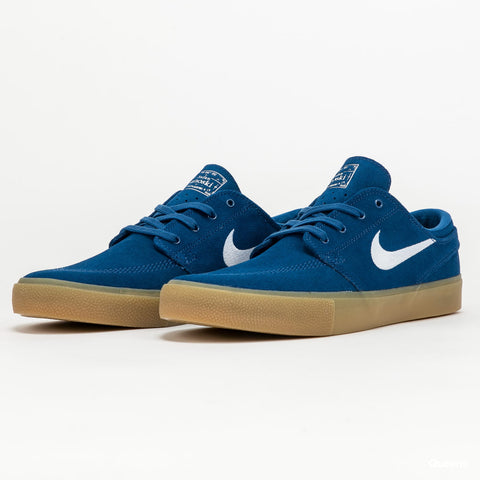 Nike SB Zoom Janoski RM Shoes - Court Blue/White-Gum