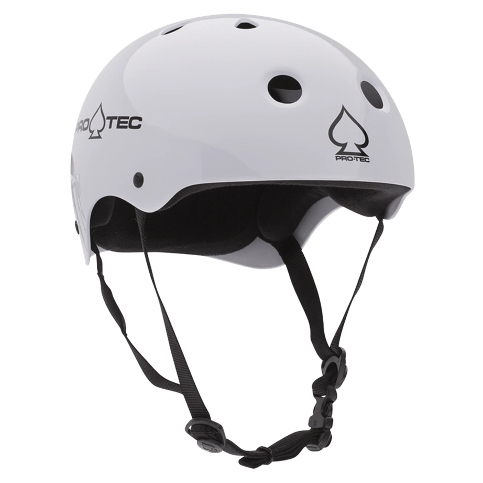 Pro - Tec Classic Certified Helmet - Gloss White - Switch Skate & Snow
