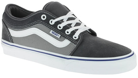 Vans Chukka Low Sidestripe Shoes - Asphalt/Blue