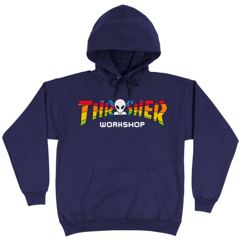 Thrasher AWS Spectrum Hoodie - Navy
