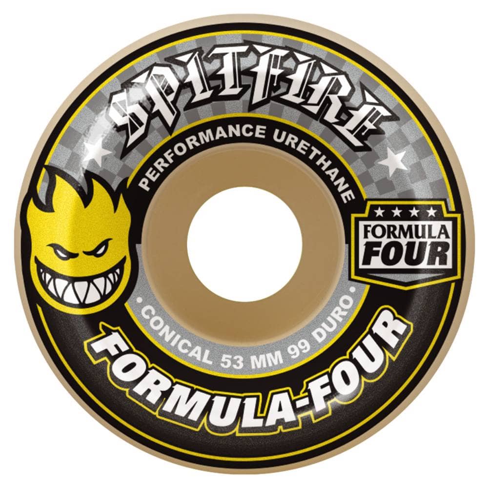 Spitfire F4 Conical Wheels - 53mm 99D - Switch Skate & Snow