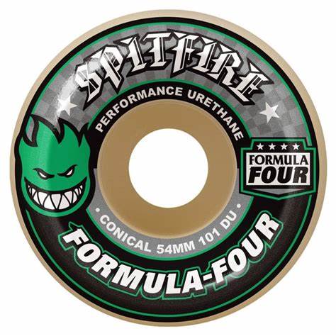 Spitfire F4 Conical Wheels - 54mm 101D - Switch Skate & Snow