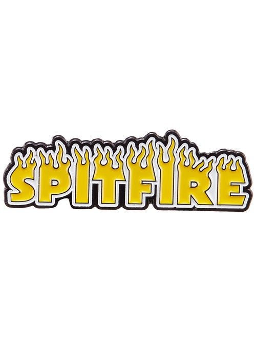 Spitfire Flash Fire Lapel Pin - Black/Yellow - Switch Skate & Snow