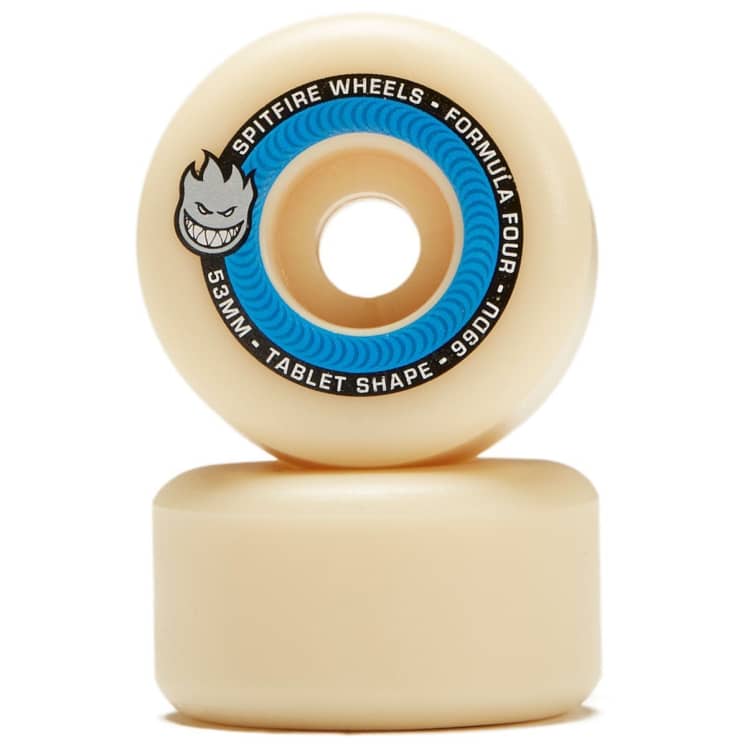 Spitfire Tablet Formula 4 Natural Wheels - 52mm 99Duro - Switch Skate & Snow