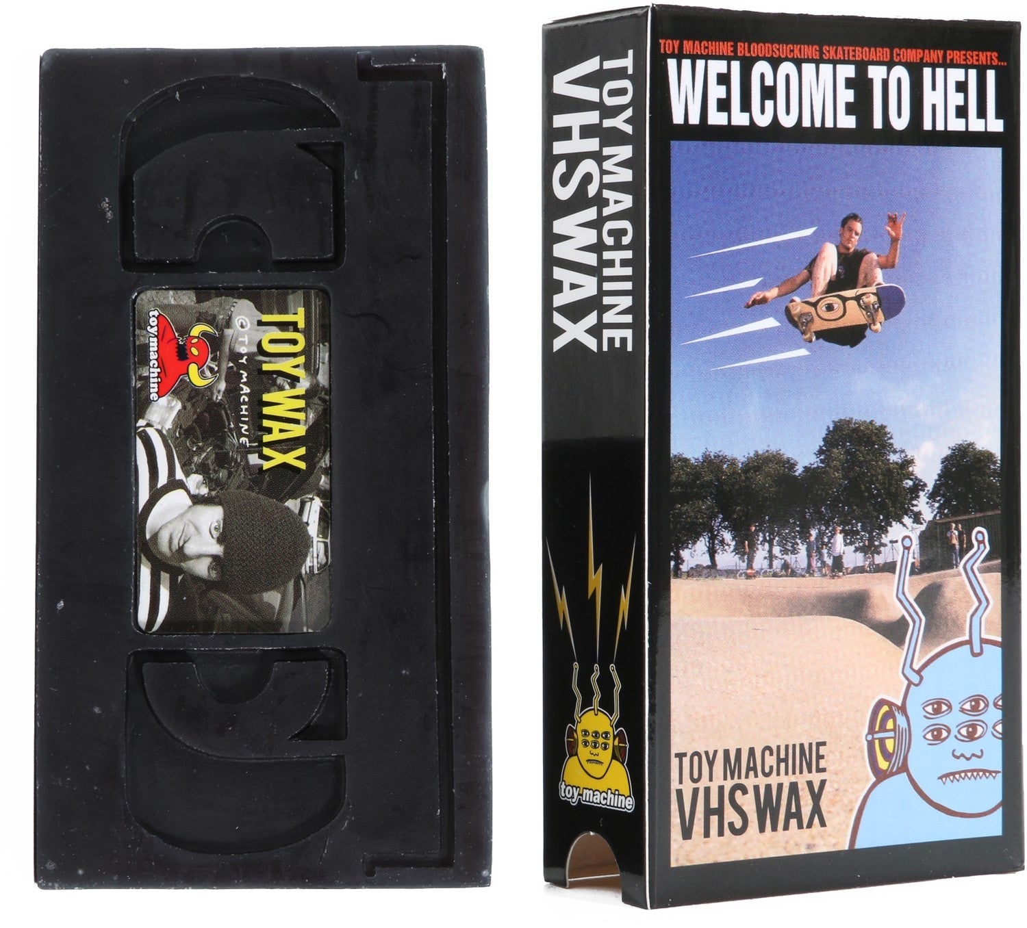 Toy Machine Welcome To Hell VHS Wax - Black - Switch Skate & Snow