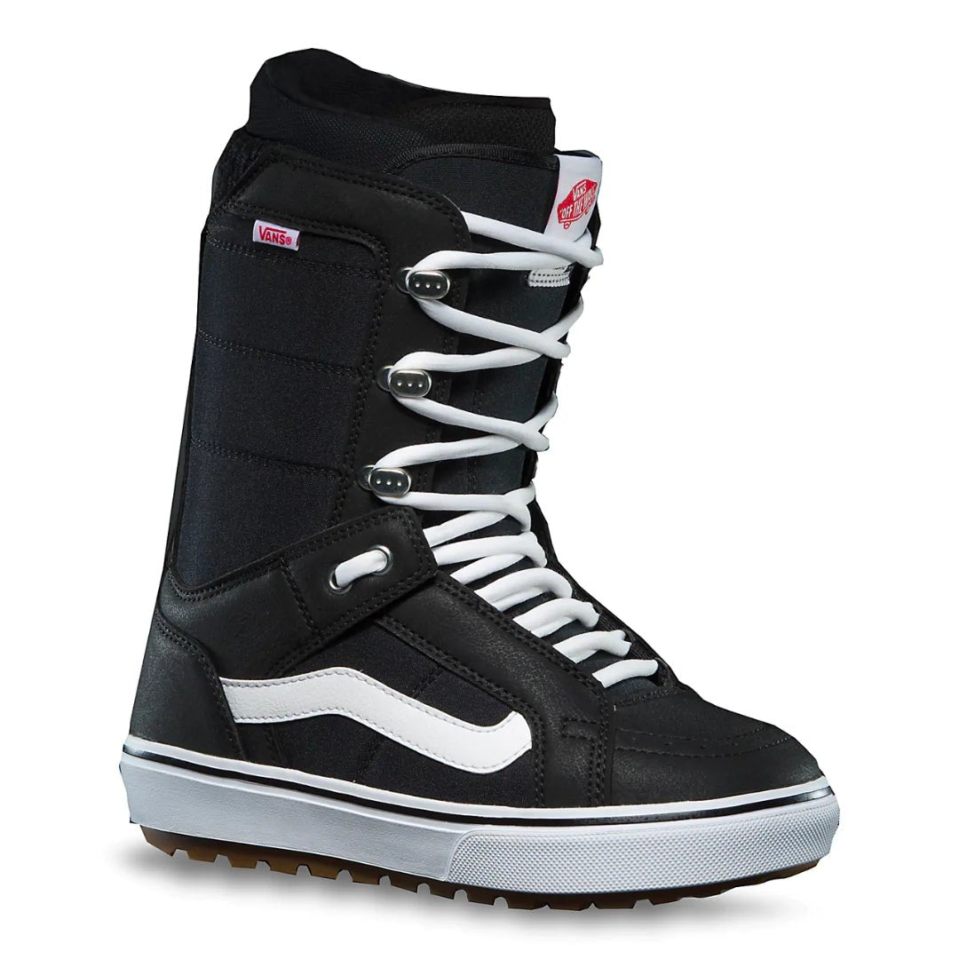 Vans Women’s Hi-Standard OG Snowboard Boot – Black/White Classic Lace-Up