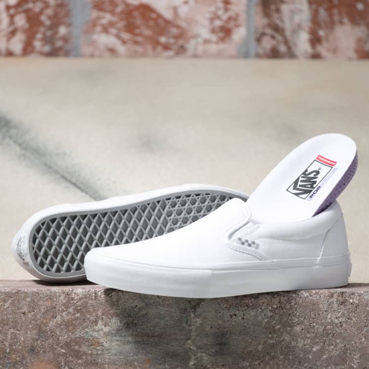 Vans Skate Slip - On Shoe - True White - Switch Skate & Snow