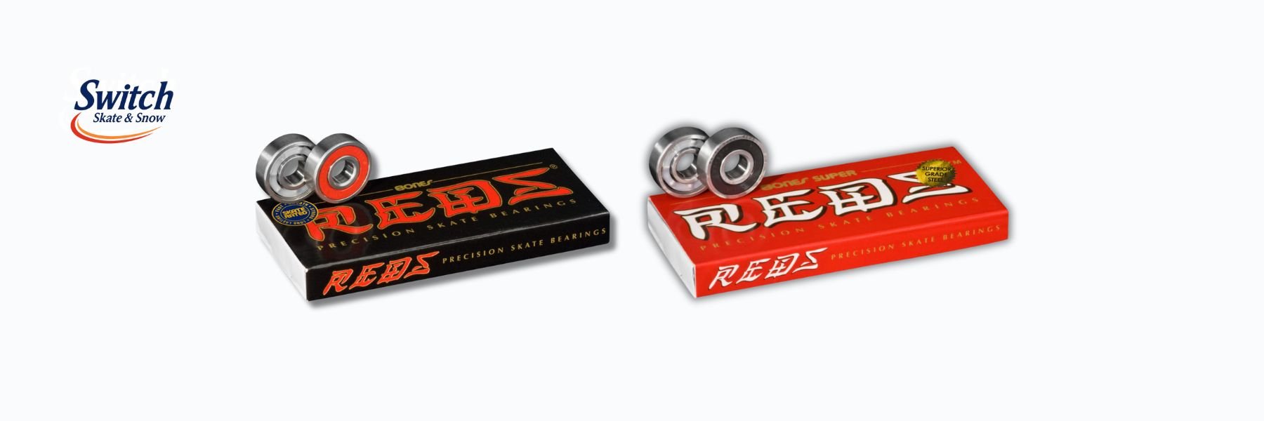 Differences Between Bones REDS vs Super REDS Differences Guide - Switch Skate & Snow