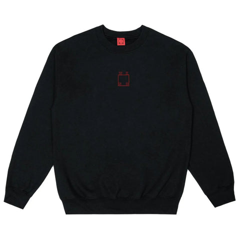 WKND Outline Crew Neck Sweater - Black *ONLINE ONLY*