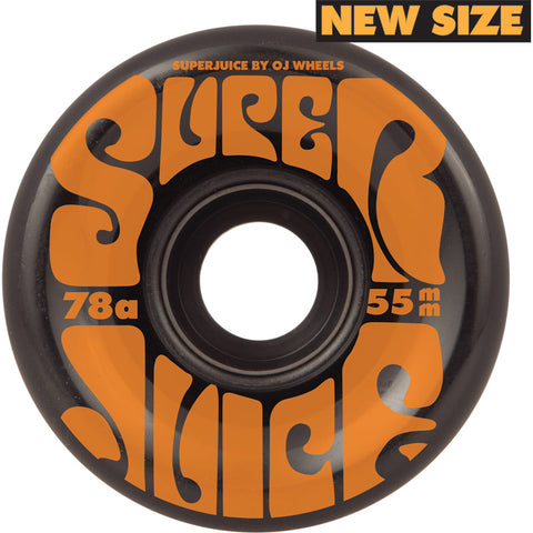 OJ Mini Super Juice Black Wheels - 55mm 78A