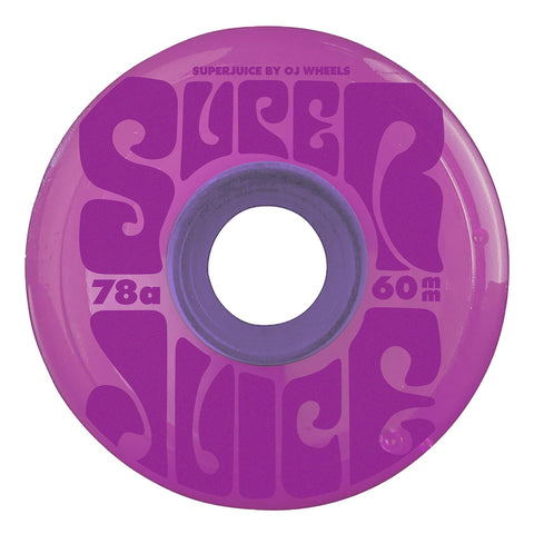 OJ Super Juice Trasnparent Purple Wheels - 60mm 78A