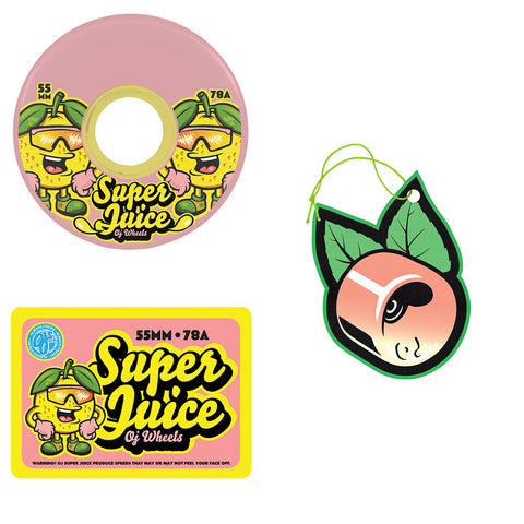 OJ Mini Super Juice Paloma Wheels - 55mm 78A - Pink