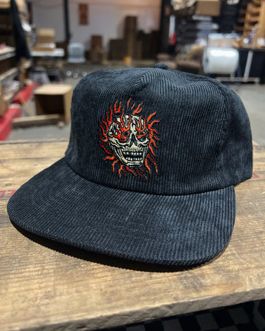 Take To The Grave - Grave Corduroy Snapback Hat
