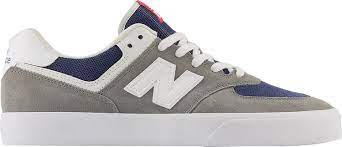 New Balance Numeric 574 Vulc  Shoes - Grey/Navy