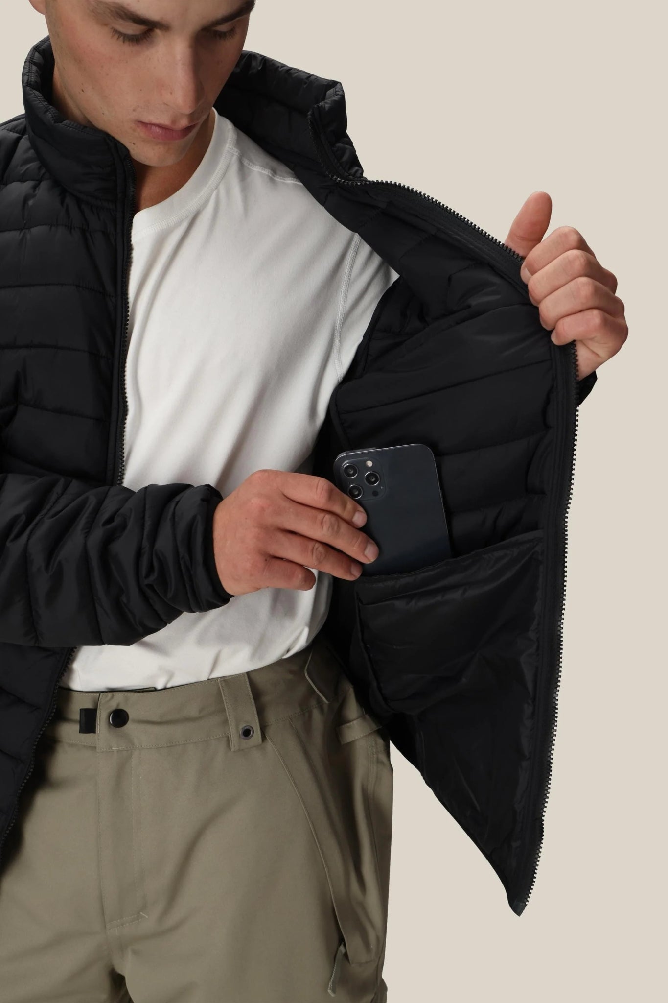 686 2026 Thermal Puff Jacket - Black - Switch Skate & Snow
