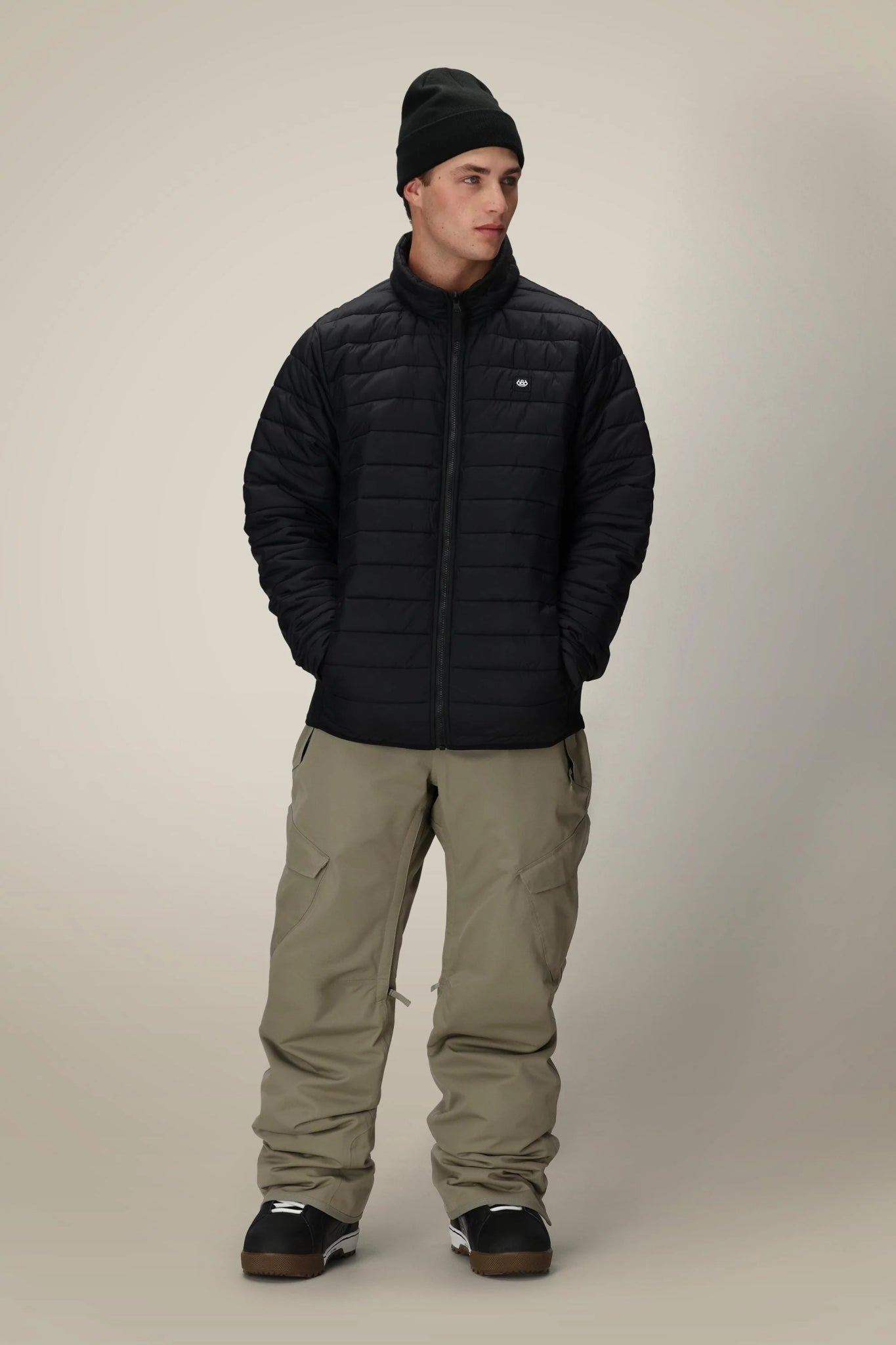 686 2026 Thermal Puff Jacket - Black - Switch Skate & Snow