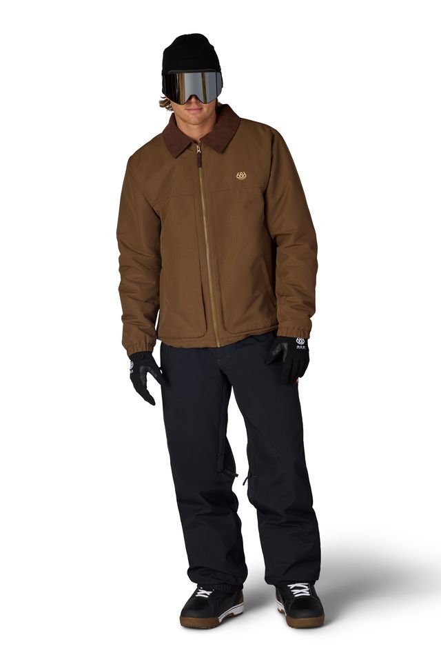 686 2027 Camber Insulated Jacket - Dark Earth Ripstop - Switch Skate & Snow