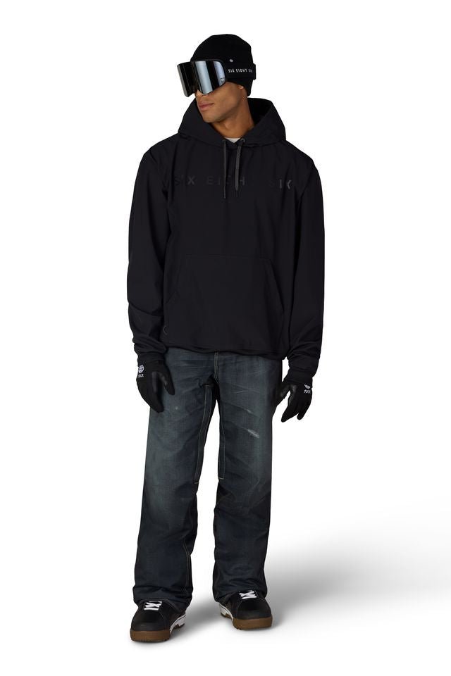 686 2027 Deconstructed Denim Insulated Pants - Black Denim - Switch Skate & Snow