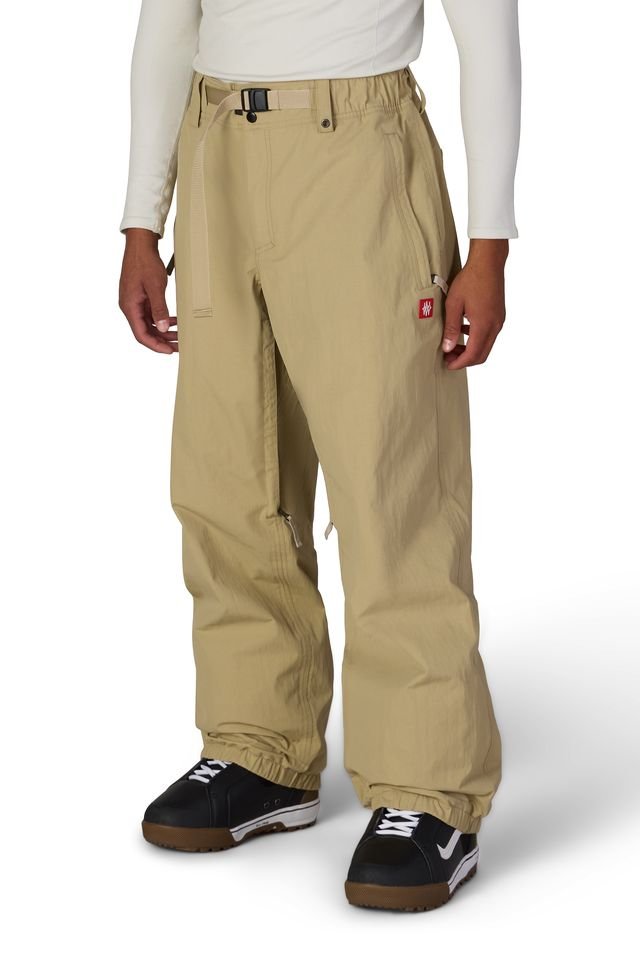 686 2027 Dojo Shell Pants - Khaki Crinkle - Switch Skate & Snow